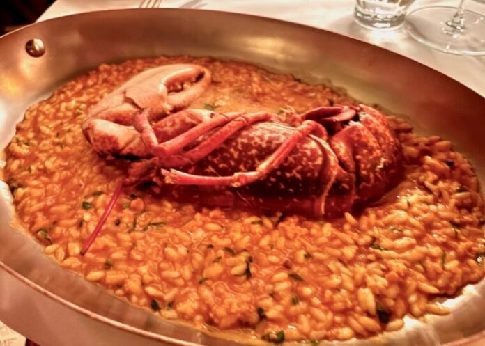 Jacuzzi Menu Italian Dining Selection