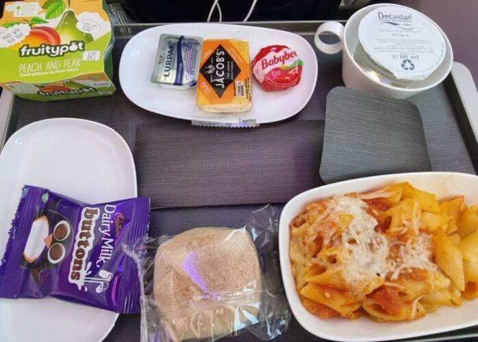 TUI Inflight Menu Meal Options Explained