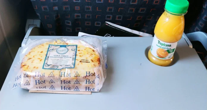 EasyJet Menu Onboard Food Prices